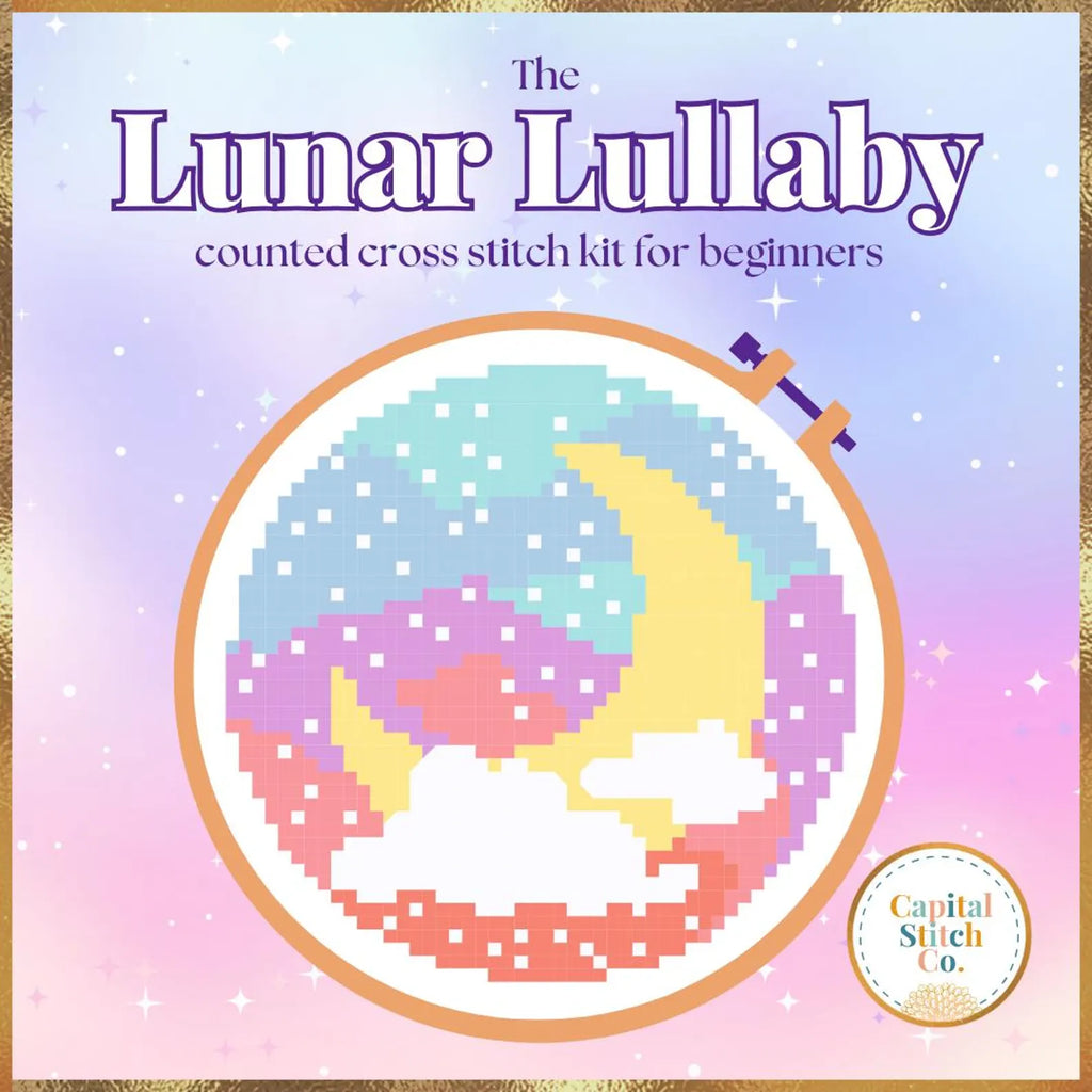 Lunar Lullaby Cross Stitch Kit