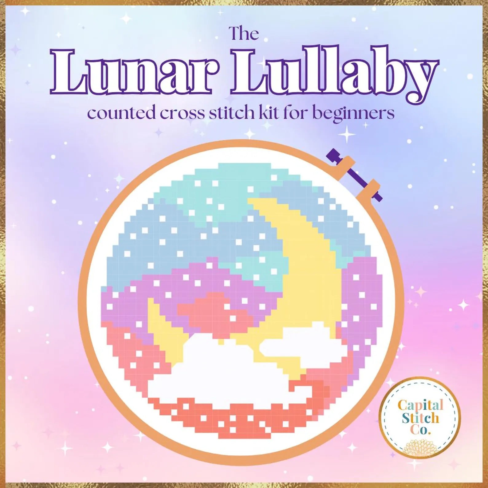 Lunar Lullaby Cross Stitch Kit