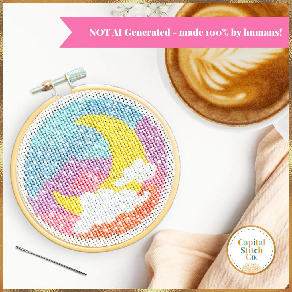 Lunar Lullaby Cross Stitch Kit