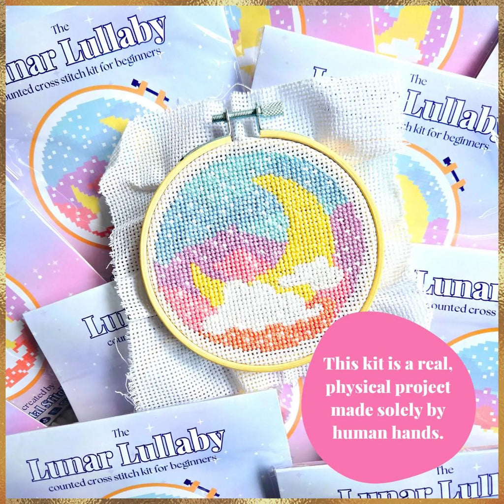 Lunar Lullaby Cross Stitch Kit
