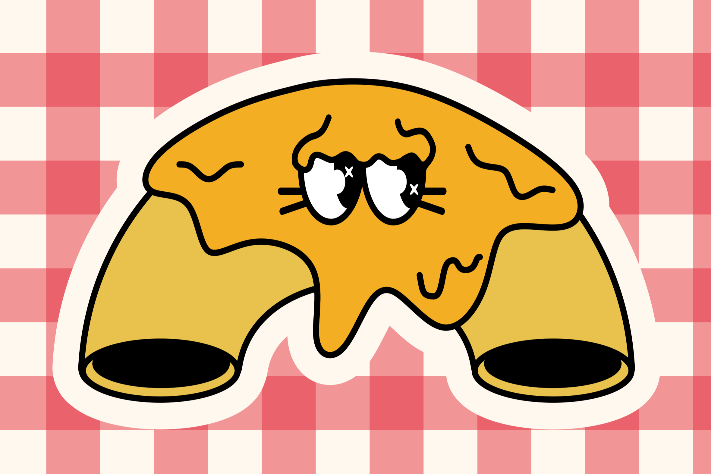 Macaroni Sticker
