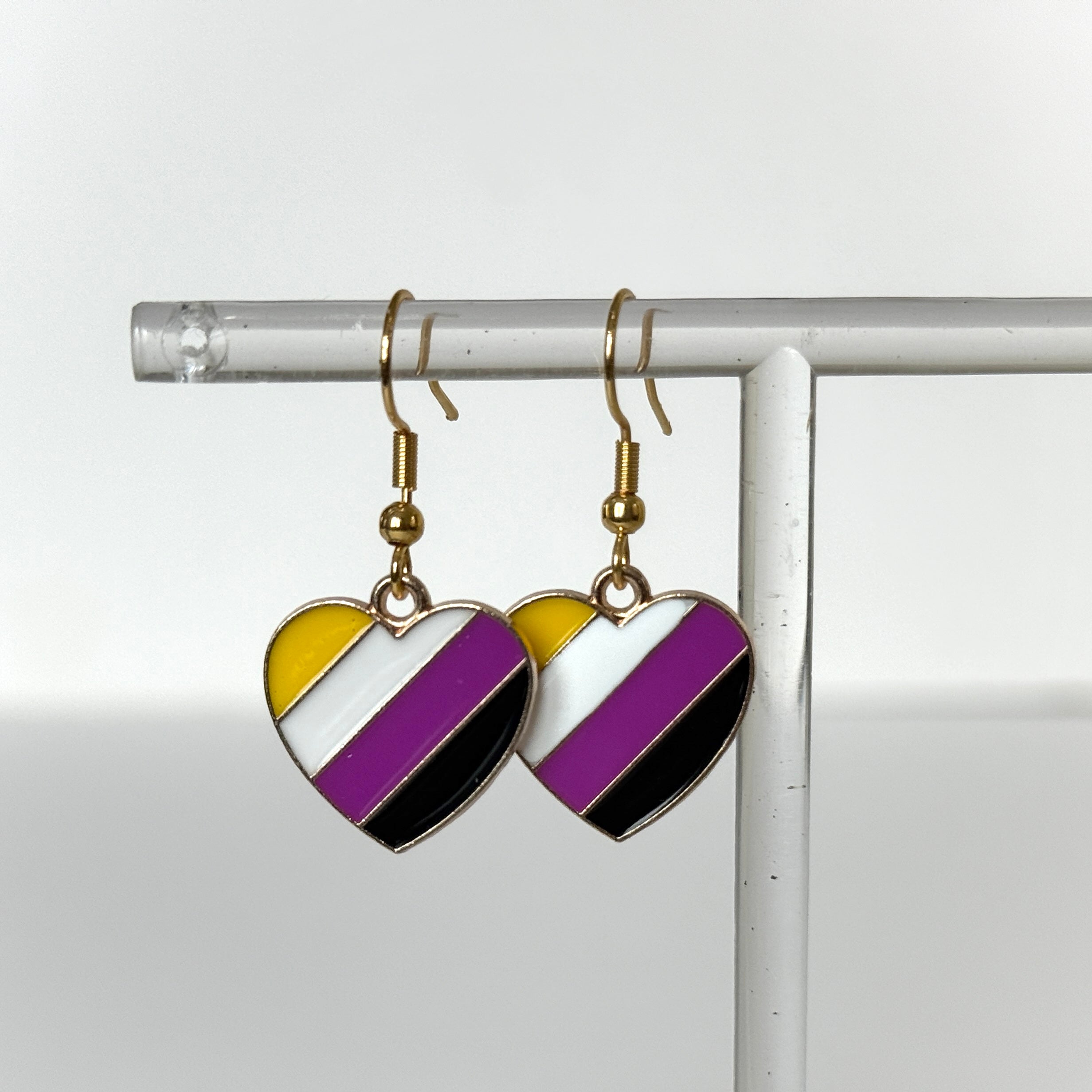 Heart Flag Pride Earrings