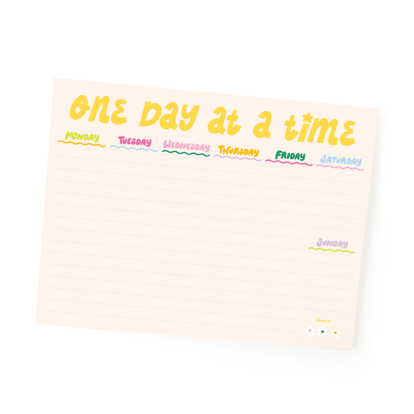One Day at a Time Notepad