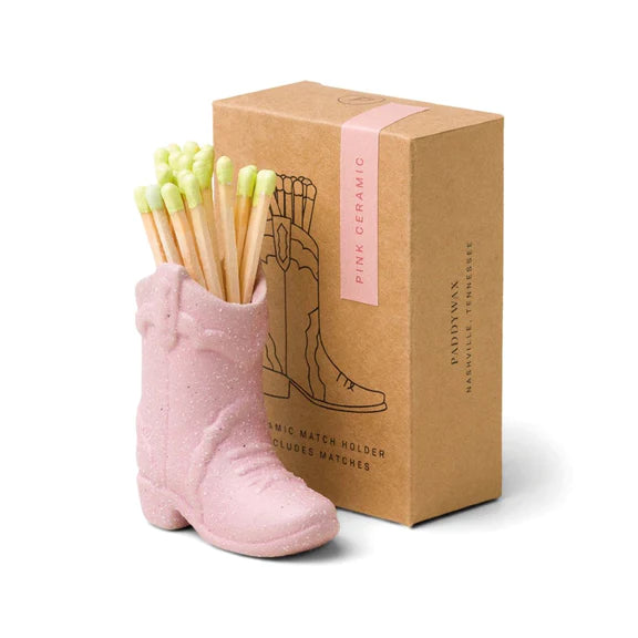 Cowboy Boot Matchstick Holder