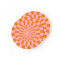 Pink Mint Check Coasters