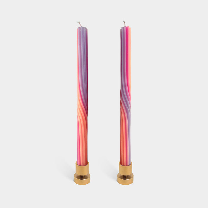 Pivot Candles- Orange & Lavender (2 pack)