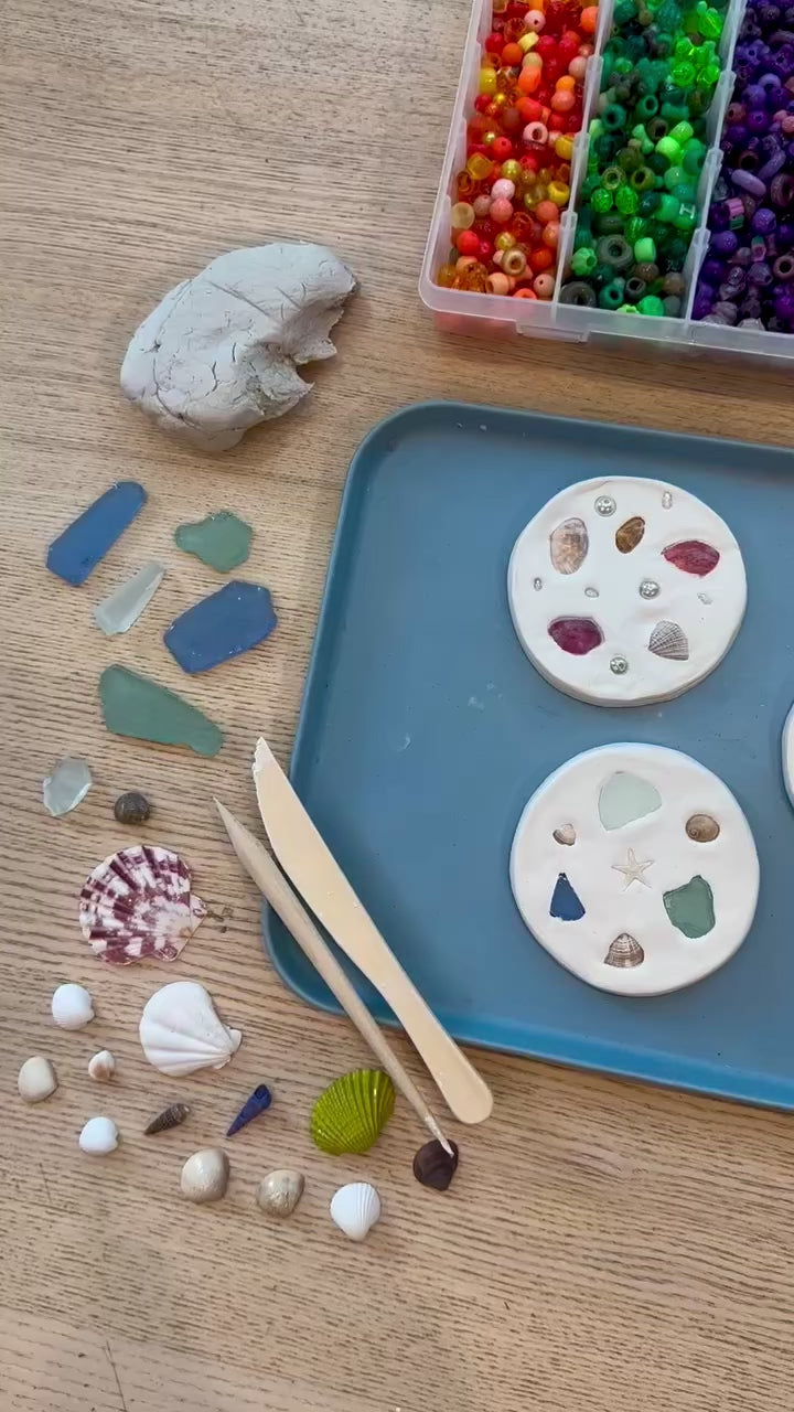 Summer Camp Series: Seashell Coasters