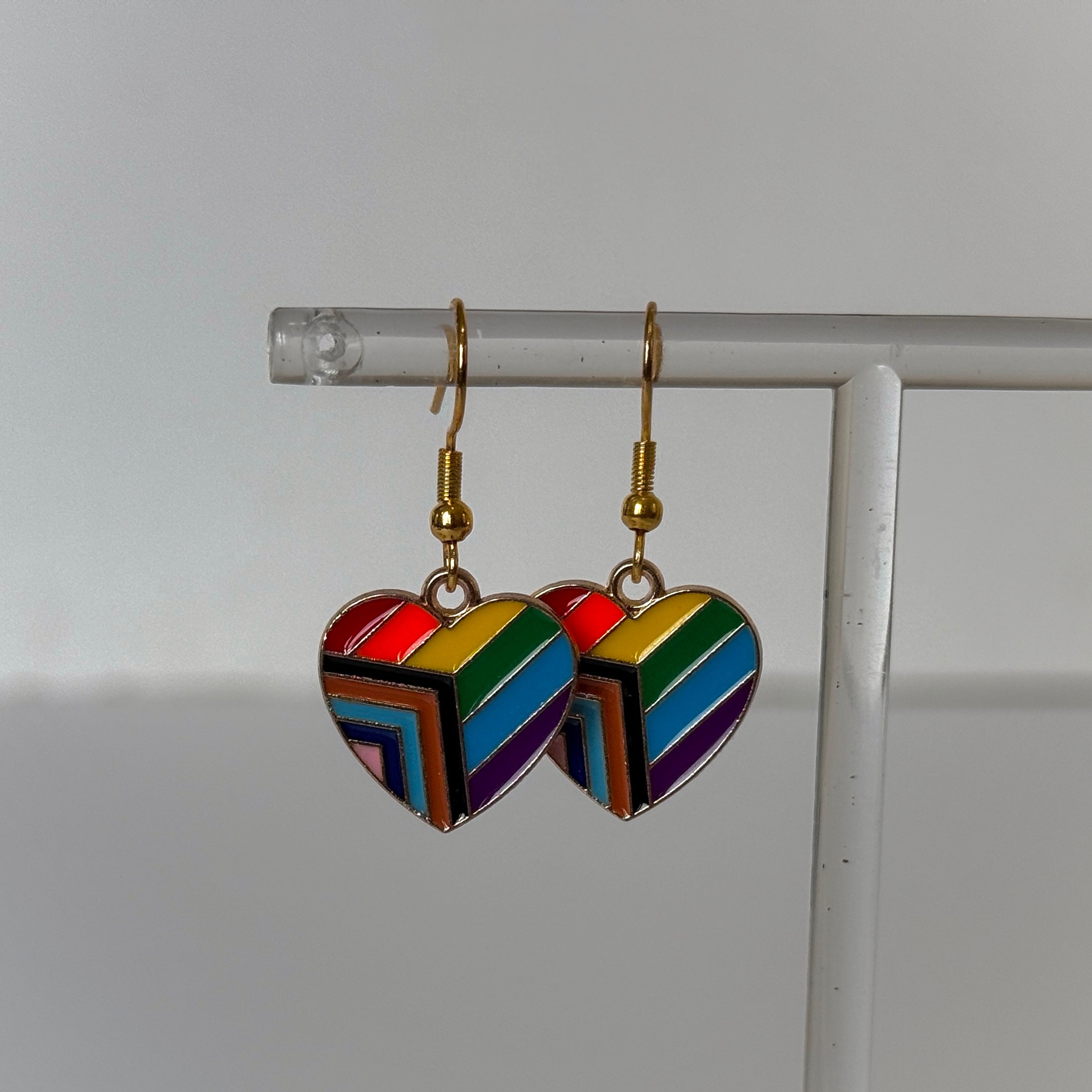 Heart Flag Pride Earrings