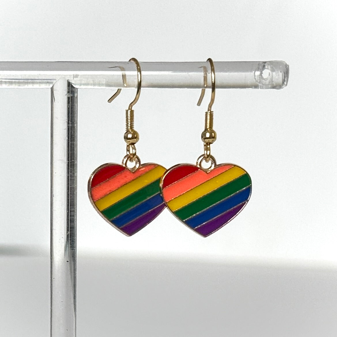 Heart Flag Pride Earrings