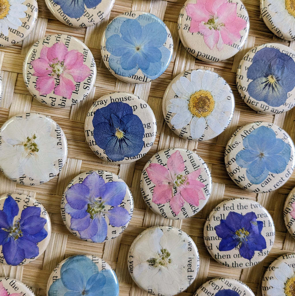 Pressed Flower Magnet Sets