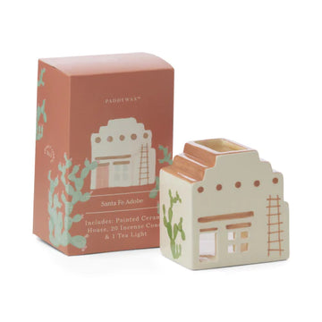 Santa Fe Adobe Incense Cone & Tea Light Holder