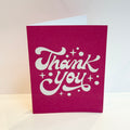 Pink Thank You Greeting Card