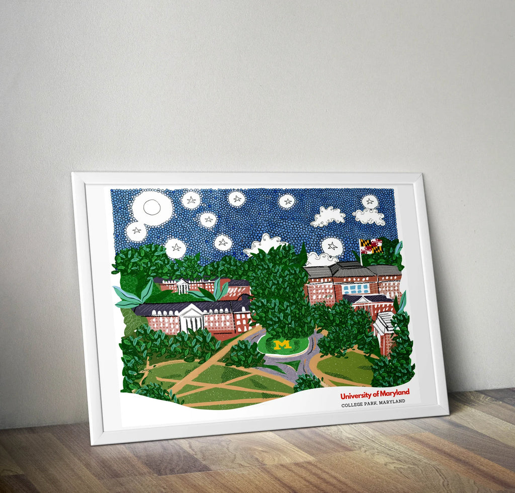 University of Maryland Art Print