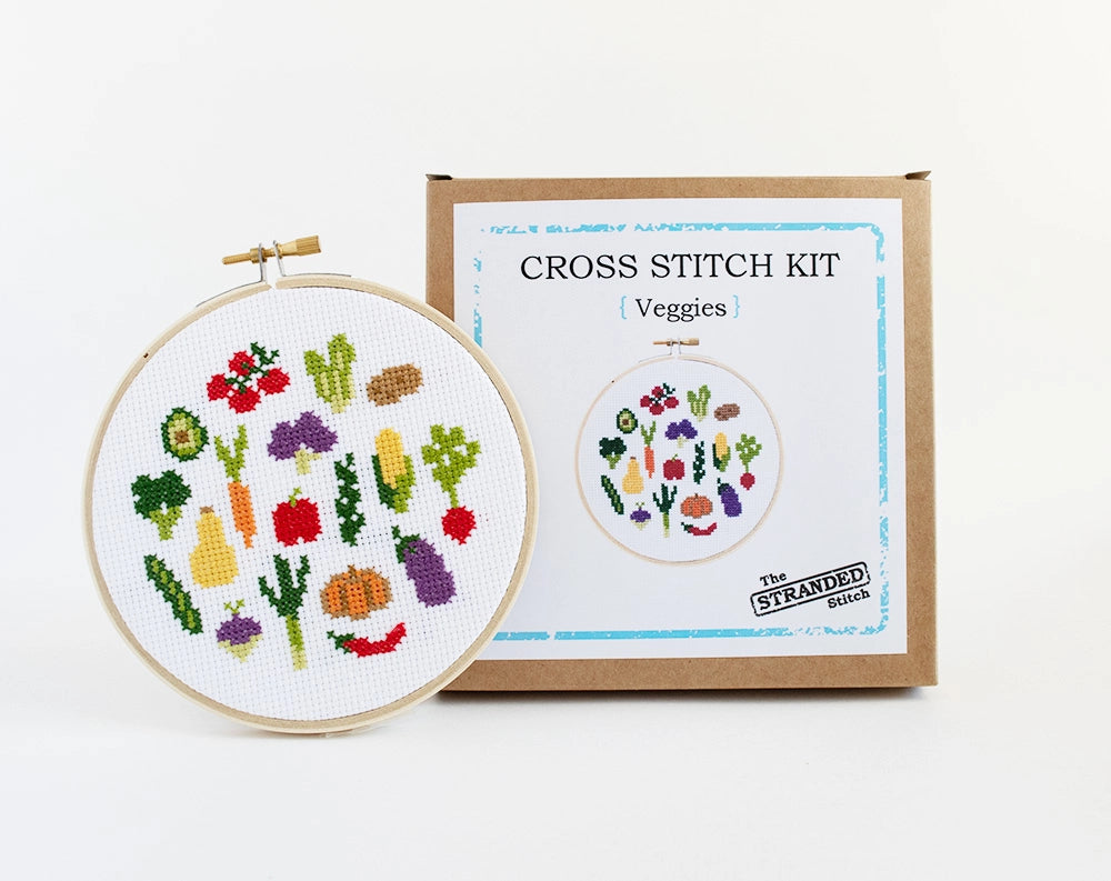 Veggies Cross Stitch Diy Kit