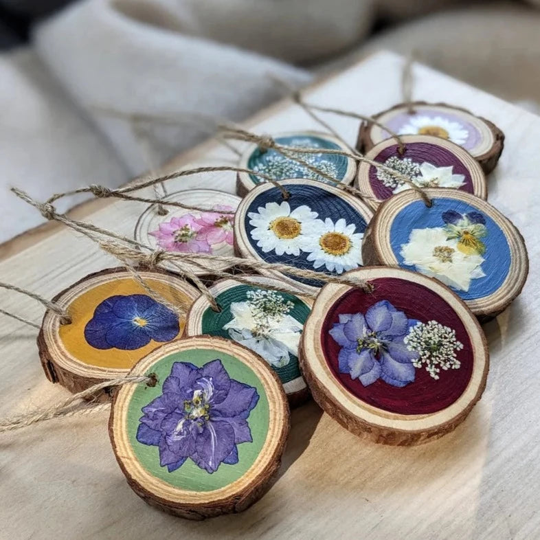 Pressed Flower Ornaments with Wildry