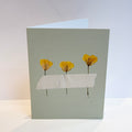 Yellow Flowers Greeting Card