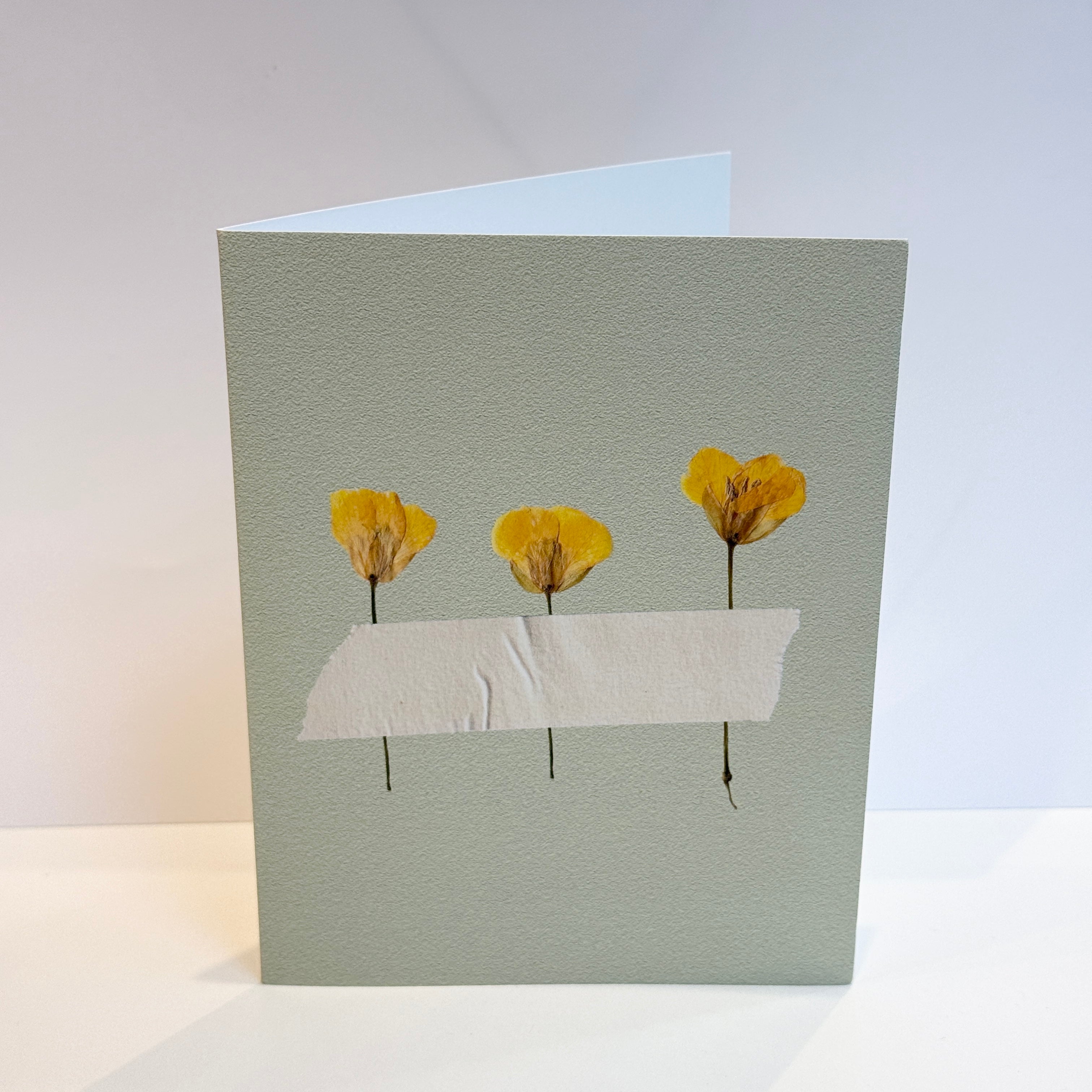 Yellow Flowers Greeting Card