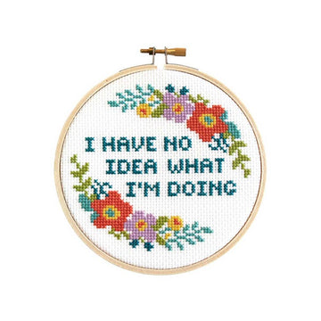 No Idea Cross Stitch Kit