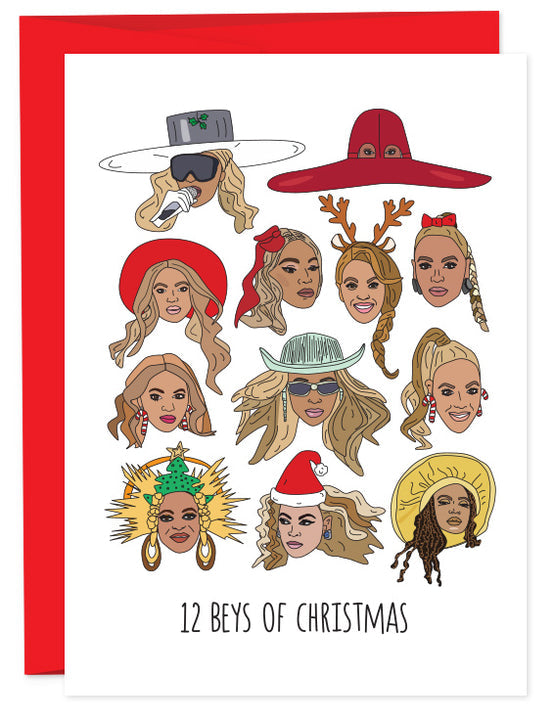 12 Days of Beyonce Christmas Card