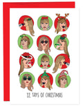 12 Days of Taylor Swift Christmas Card