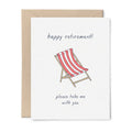 Take Me With You Retirement Card