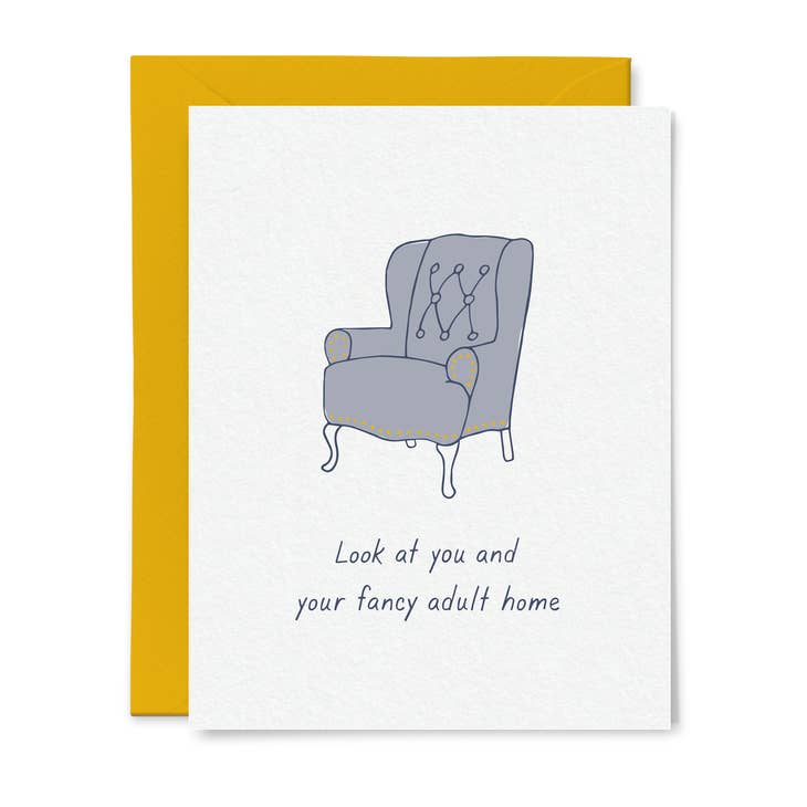 Fancy Adult Home Greeting Card
