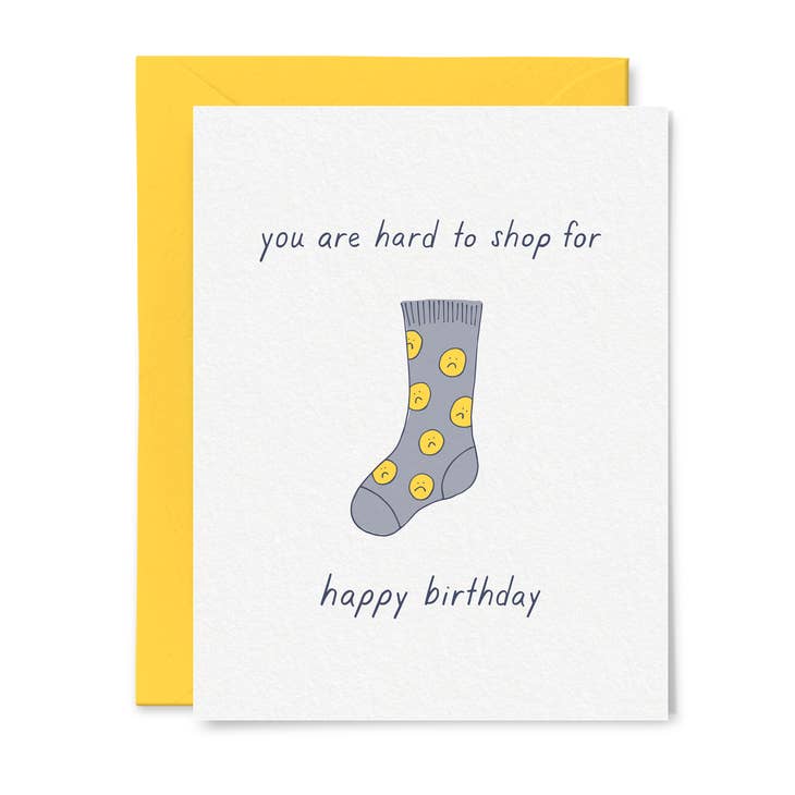 Hard to Shop For Birthday Card