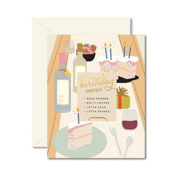 Birthday Tablescape Greeting card