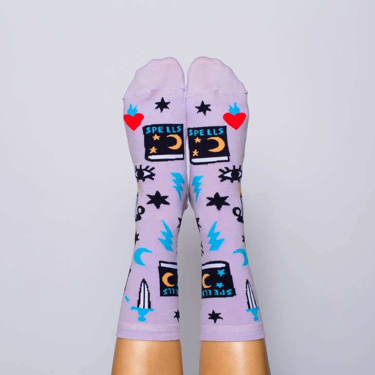 Witchy Mystic Spells Women's Crew Socks