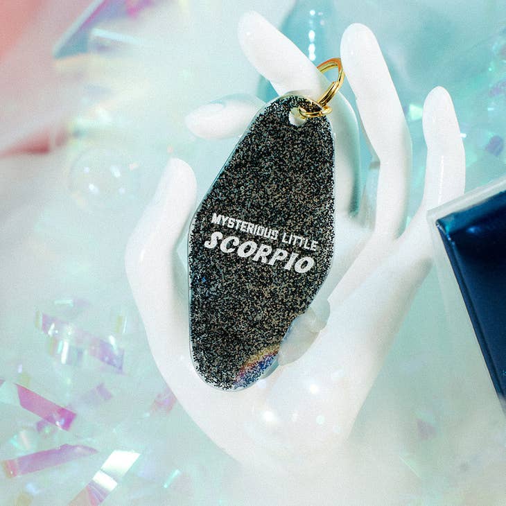 Mysterious Little Scorpio- Motel Keytag