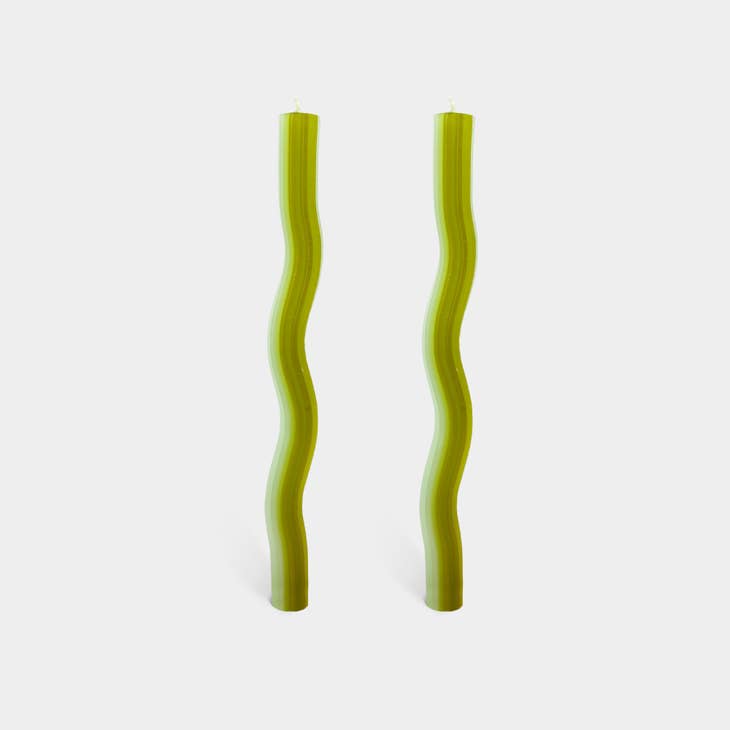 Wiggle Candles - Green (2 Pack)