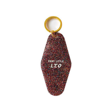 Fiery Little Leo- Motel Keytag