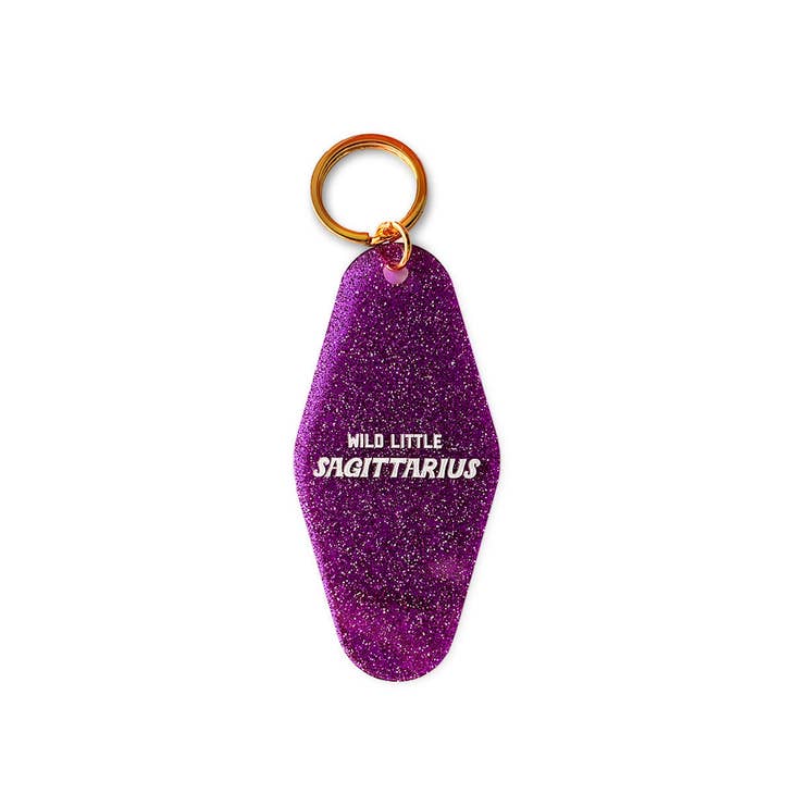 Wild Little Sagittarius- Motel Keytag