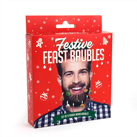 Festive Feast Baubles- Beard Ornaments