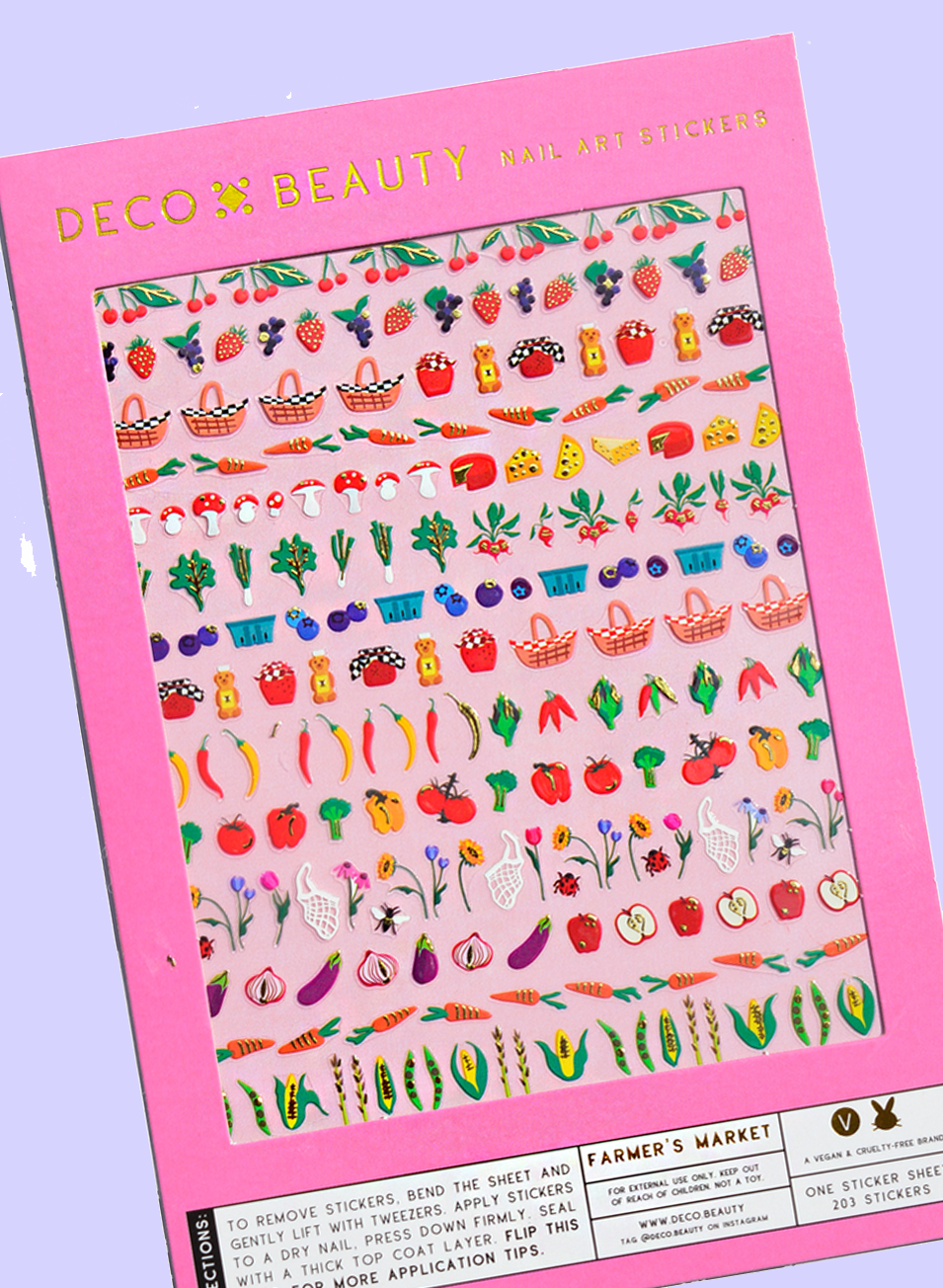 Farmer's Market Nail Stickers