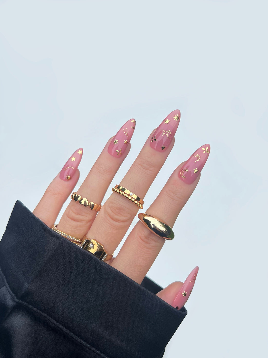Golden Hour Nail Stickers