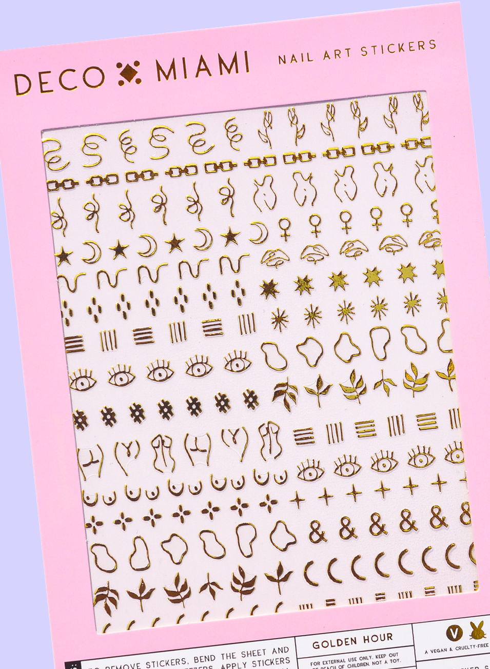 Golden Hour Nail Stickers