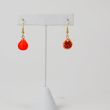 Tiny Pomegranate Earrings