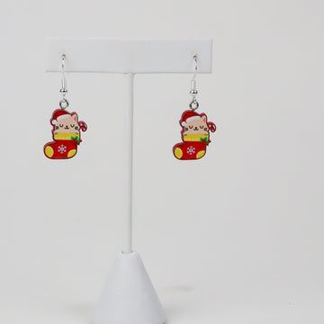 Kitty Stockings Earrings