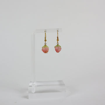 Glass Berry / Rosebud Earrings