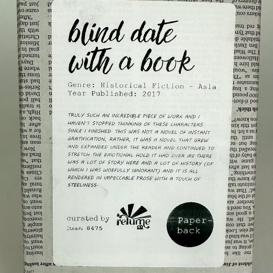 Historical Fiction - Asia - Blind Date with a Book