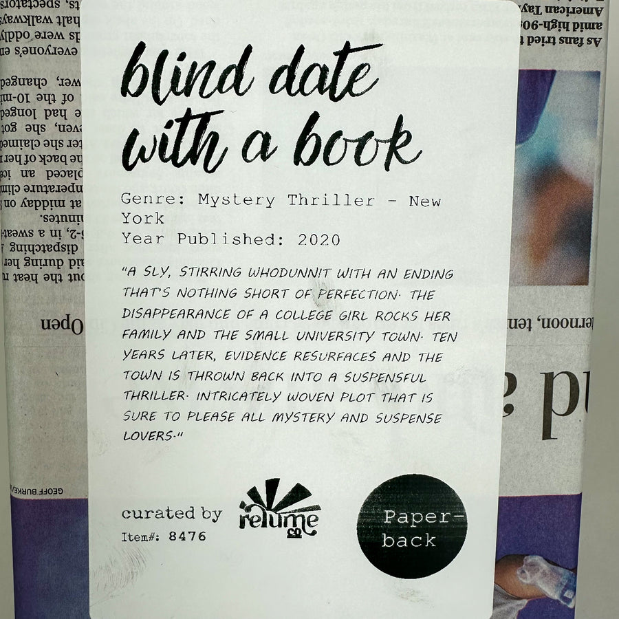 Mystery Thriller - New York - Blind Date with a Book