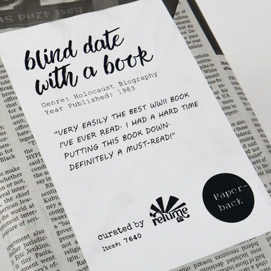 Holocaust Biography - Blind Date with a Book