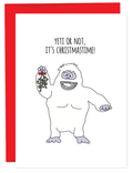 Yeti or Not Christmas Card
