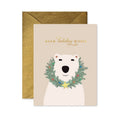 Polar Bear Warmest Wishes Greeting Card