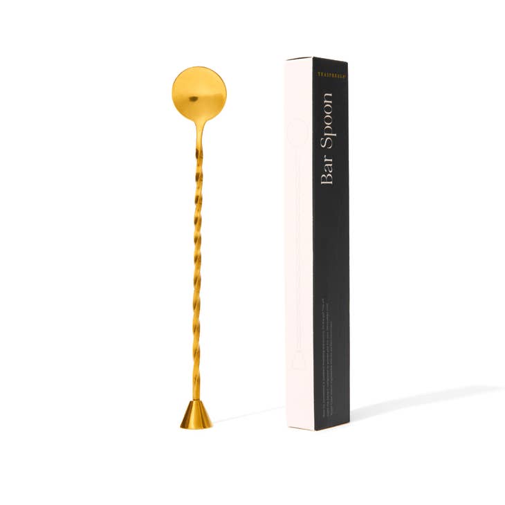 Bar Spoon & Muddler- Gold