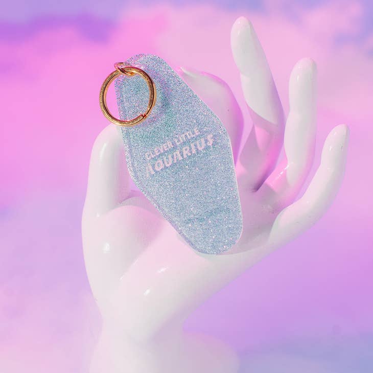 Clever Little Aquarius- Motel Keytag