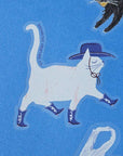 Cowboy Cat- Clear Sticker