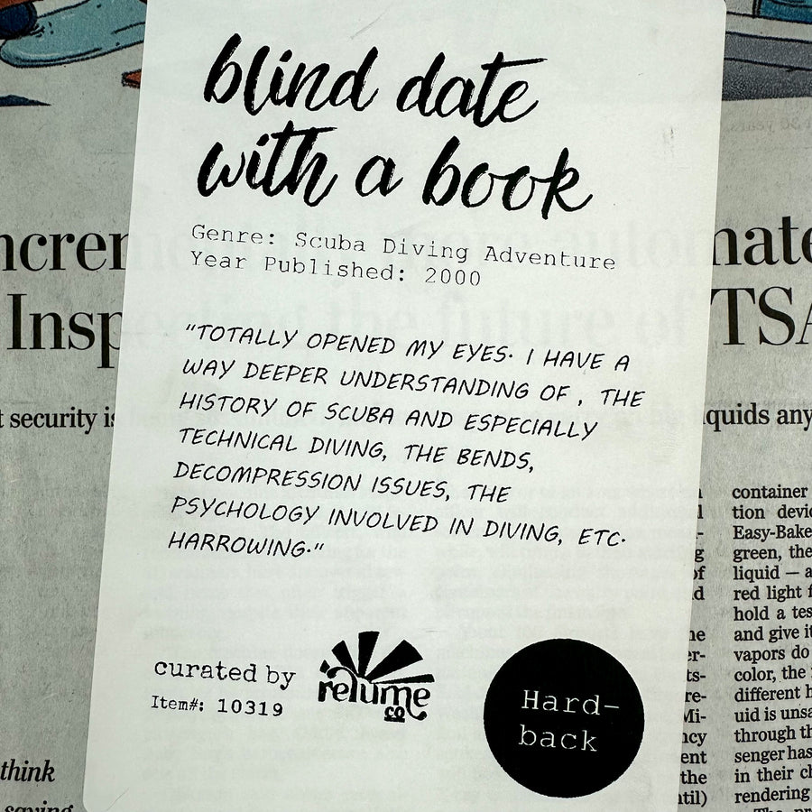 Scuba Diving Adventure - Blind Date with a Book