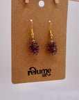 Glass Grapes Earrings